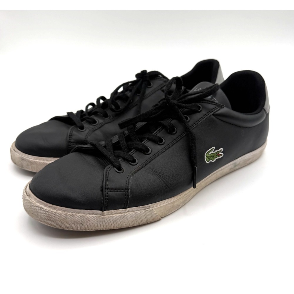 Lacoste‎ Grad Vulc 119 Sneakers Mens 11 Leather Black Athletic Casual Shoes